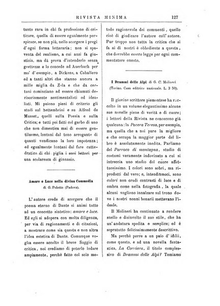 Rivista minima di scienze, lettere ed arti