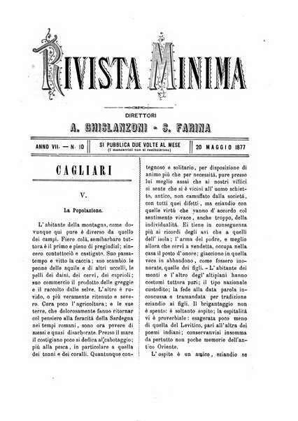 Rivista minima di scienze, lettere ed arti