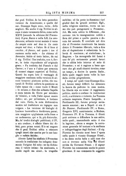 Rivista minima di scienze, lettere ed arti