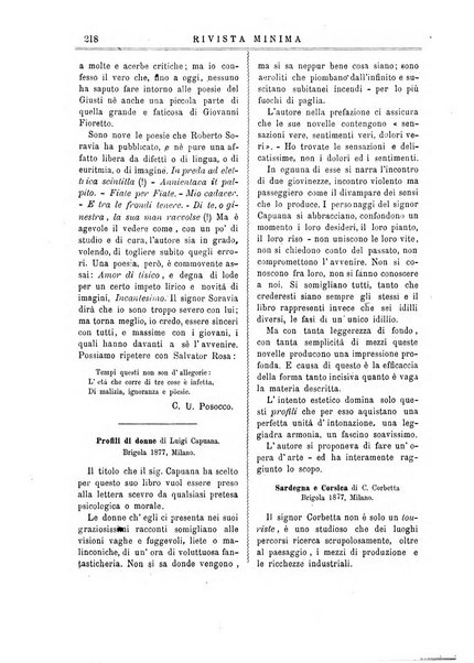 Rivista minima di scienze, lettere ed arti