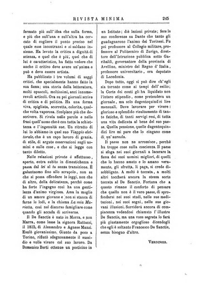 Rivista minima di scienze, lettere ed arti