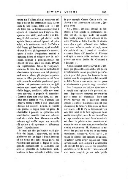 Rivista minima di scienze, lettere ed arti