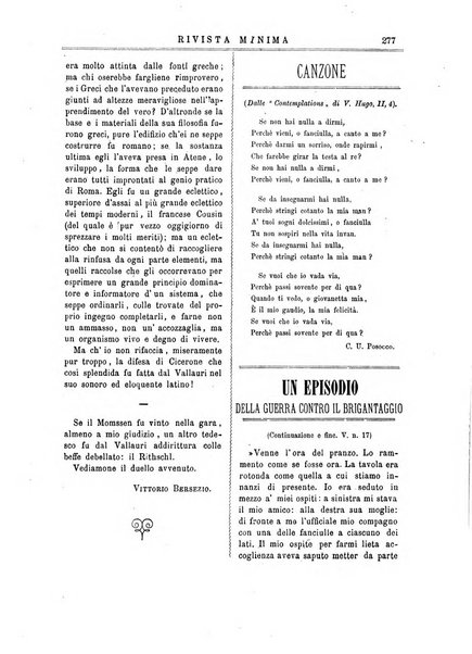 Rivista minima di scienze, lettere ed arti