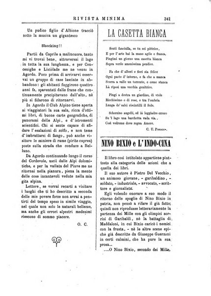 Rivista minima di scienze, lettere ed arti