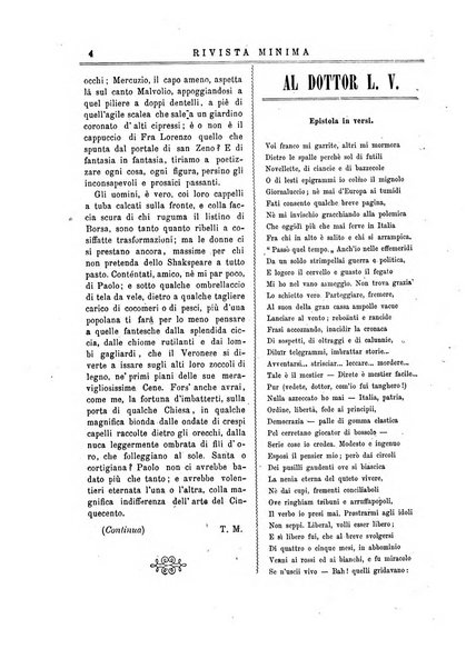 Rivista minima di scienze, lettere ed arti