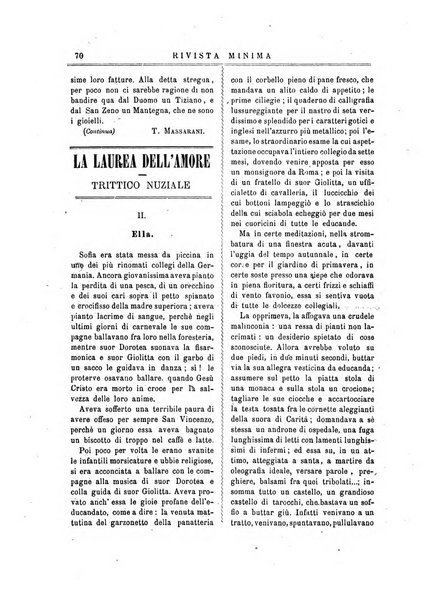 Rivista minima di scienze, lettere ed arti