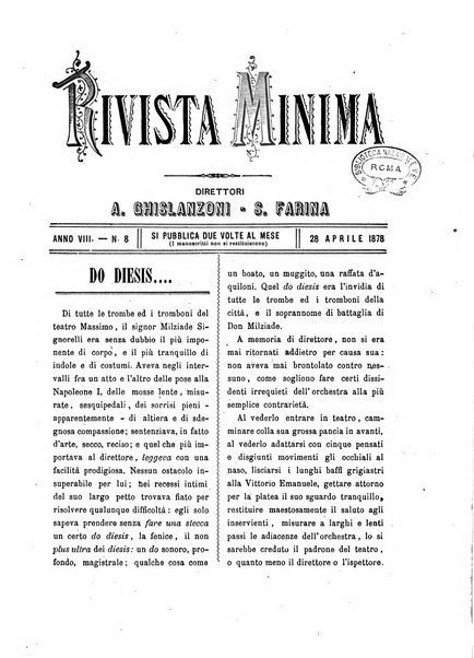 Rivista minima di scienze, lettere ed arti