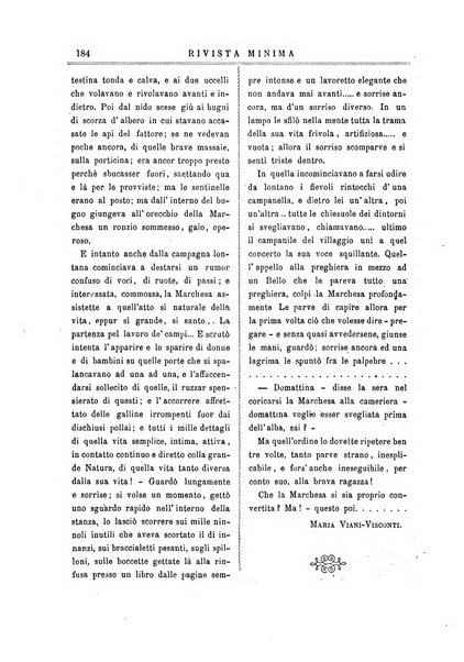 Rivista minima di scienze, lettere ed arti