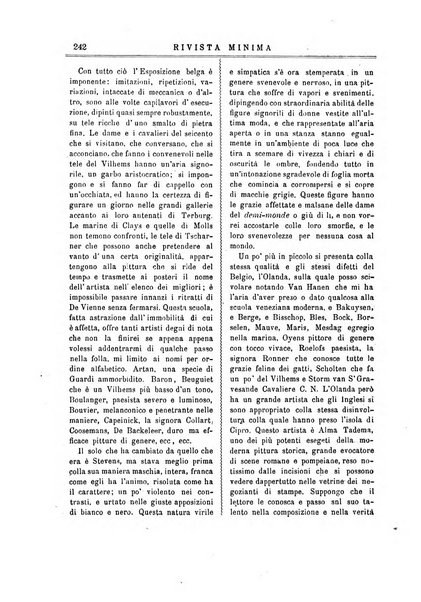 Rivista minima di scienze, lettere ed arti