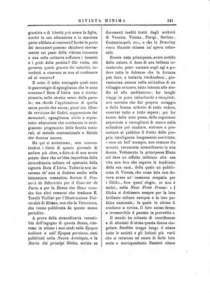 Rivista minima di scienze, lettere ed arti