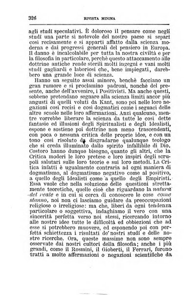 Rivista minima di scienze, lettere ed arti