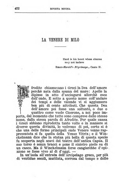 Rivista minima di scienze, lettere ed arti