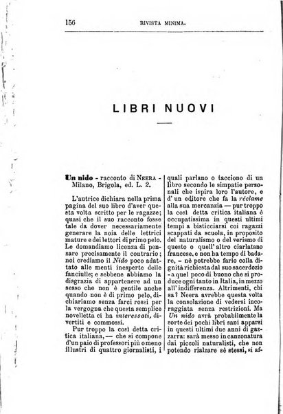 Rivista minima di scienze, lettere ed arti