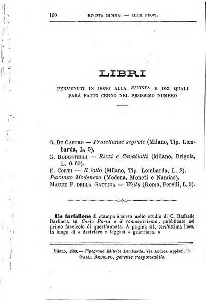 Rivista minima di scienze, lettere ed arti