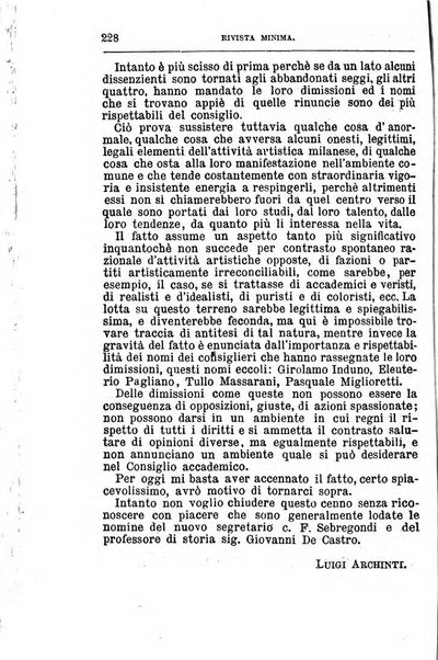 Rivista minima di scienze, lettere ed arti