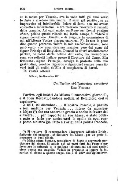 Rivista minima di scienze, lettere ed arti