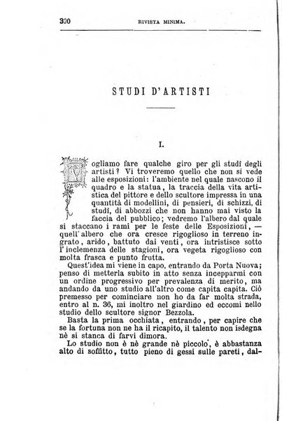 Rivista minima di scienze, lettere ed arti