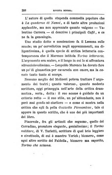 Rivista minima di scienze, lettere ed arti