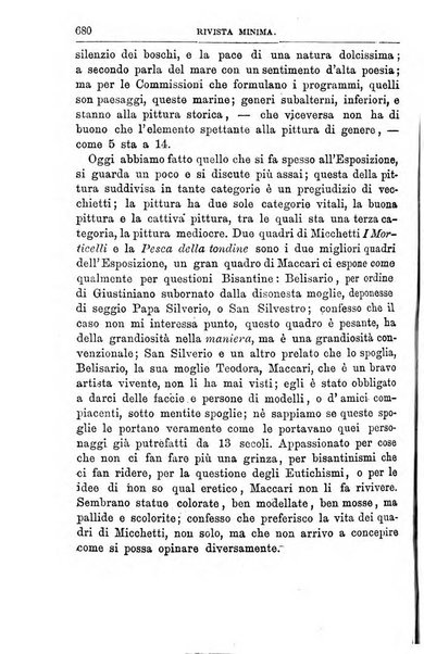 Rivista minima di scienze, lettere ed arti