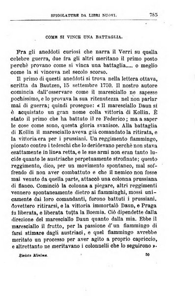 Rivista minima di scienze, lettere ed arti