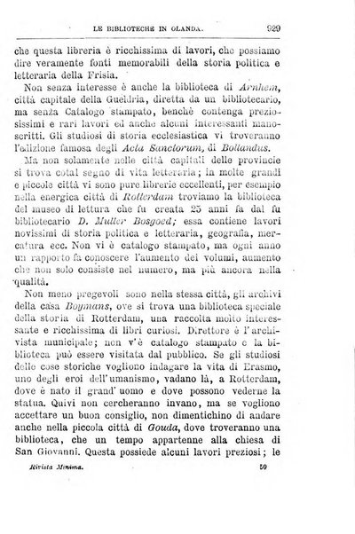 Rivista minima di scienze, lettere ed arti