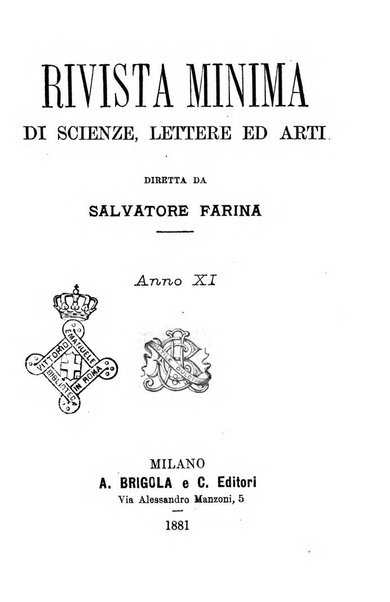 Rivista minima di scienze, lettere ed arti