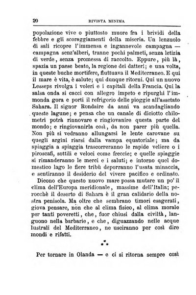 Rivista minima di scienze, lettere ed arti