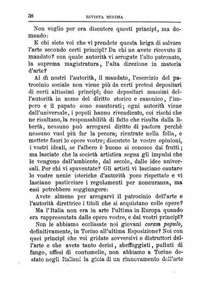 Rivista minima di scienze, lettere ed arti