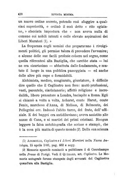 Rivista minima di scienze, lettere ed arti