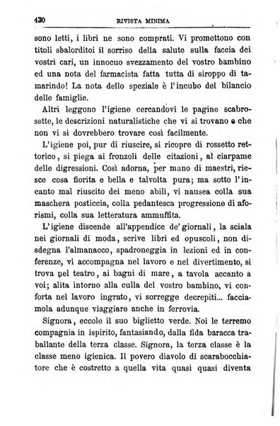 Rivista minima di scienze, lettere ed arti