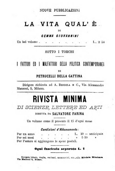 Rivista minima di scienze, lettere ed arti