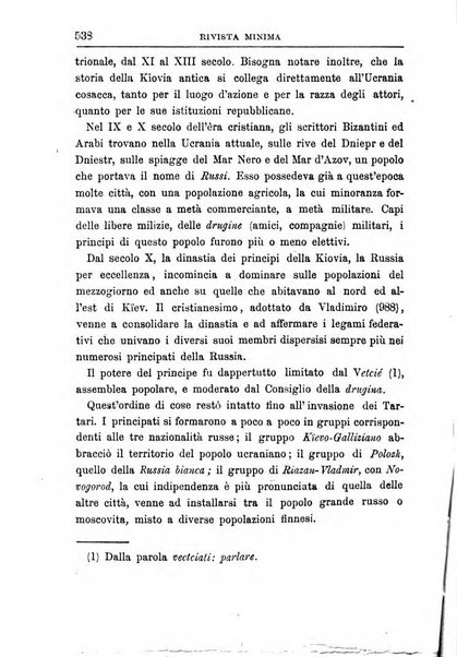 Rivista minima di scienze, lettere ed arti