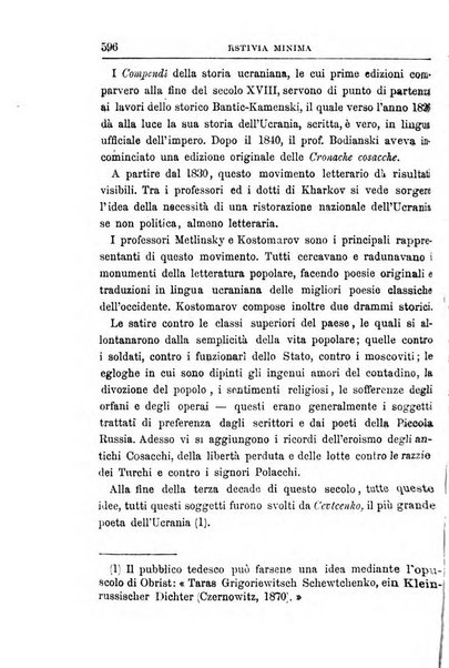 Rivista minima di scienze, lettere ed arti