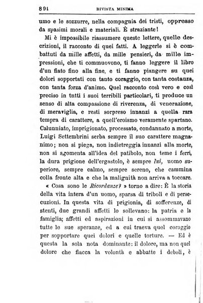 Rivista minima di scienze, lettere ed arti