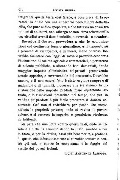 Rivista minima di scienze, lettere ed arti