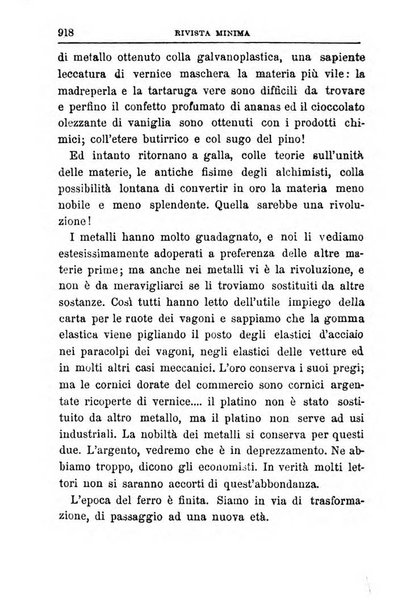 Rivista minima di scienze, lettere ed arti