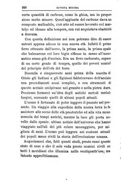 Rivista minima di scienze, lettere ed arti