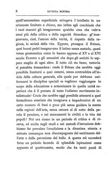 Rivista minima di scienze, lettere ed arti