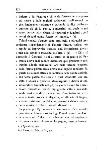 Rivista minima di scienze, lettere ed arti