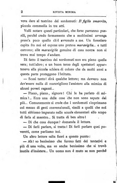 Rivista minima di scienze, lettere ed arti