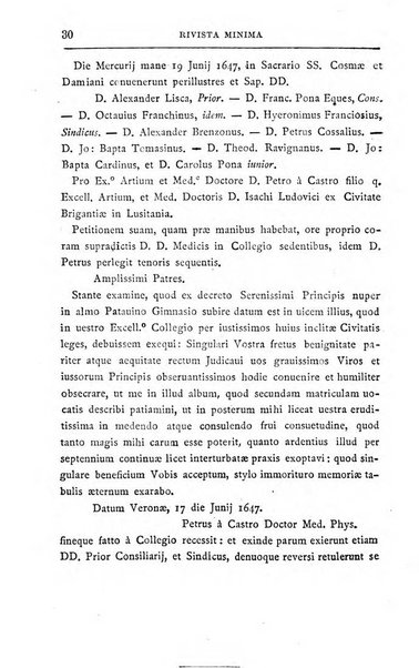 Rivista minima di scienze, lettere ed arti