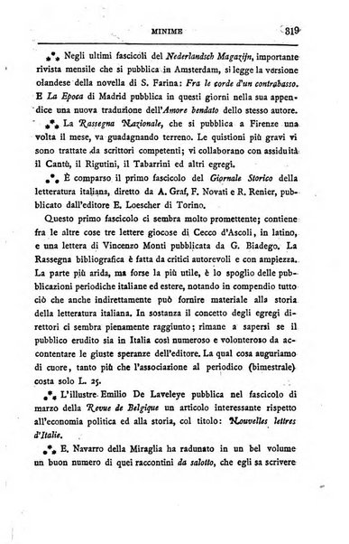 Rivista minima di scienze, lettere ed arti