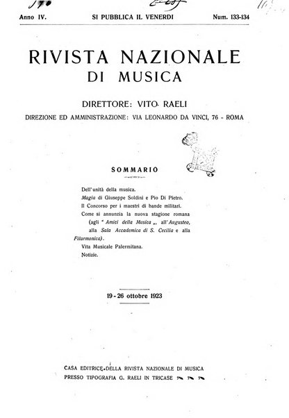 Rivista nazionale di musica