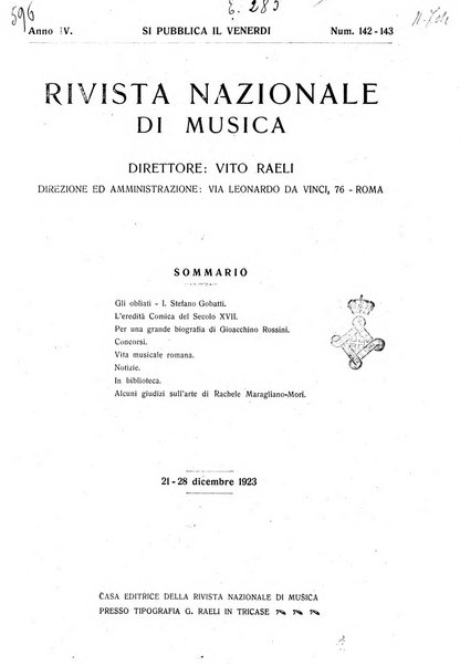 Rivista nazionale di musica