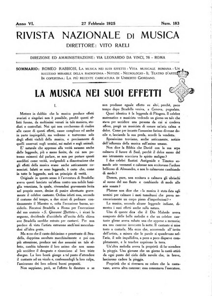 Rivista nazionale di musica