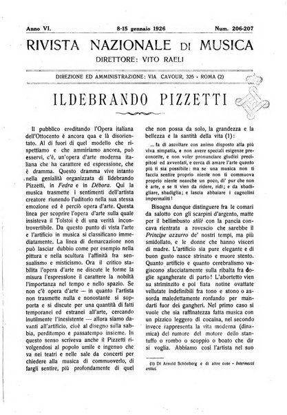 Rivista nazionale di musica