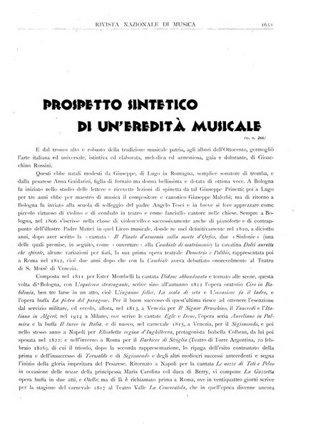 Rivista nazionale di musica