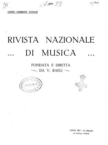 Rivista nazionale di musica