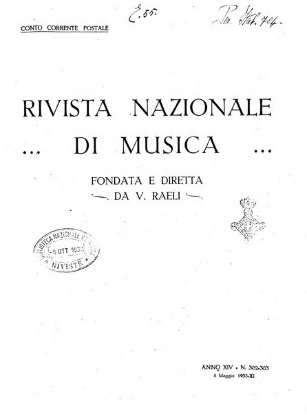 Rivista nazionale di musica