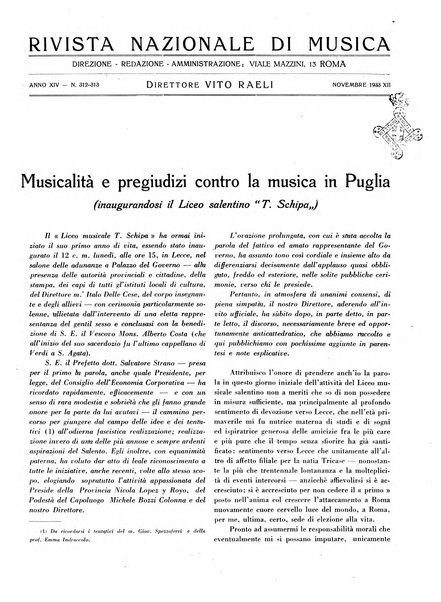 Rivista nazionale di musica